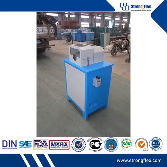 High Quality Factory Price Hydraulic Rubber Automatic Hose Skiving Machine