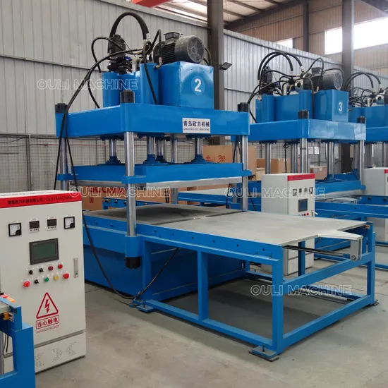 1100*1100 Rubber Tile Making Floor Tile Vulcanizing Machine with Ce