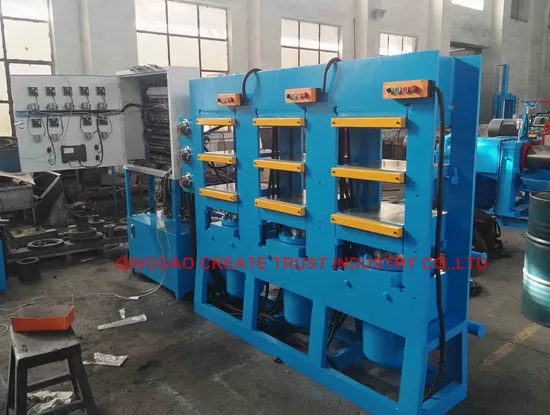 Multi Link Rubber Vulcanizing Machine with Siemens PLC Control System (CE/ISO9001)