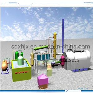 Tyre Pyrolysis Oil Plant Recycling Tyre Waste 10ton Per Day
