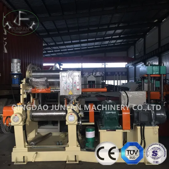 Rubber Mixing Mill Machine with Blender Device