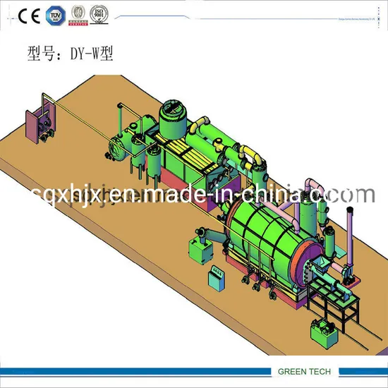 Recycling Tire to Oil Pyrolysis Equipment Good Dedust