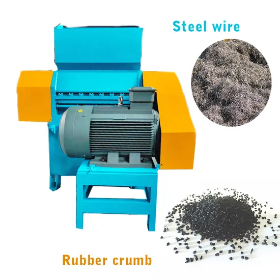 Industrial Tire Shredding Machine with High-Performance Rubber Rasper