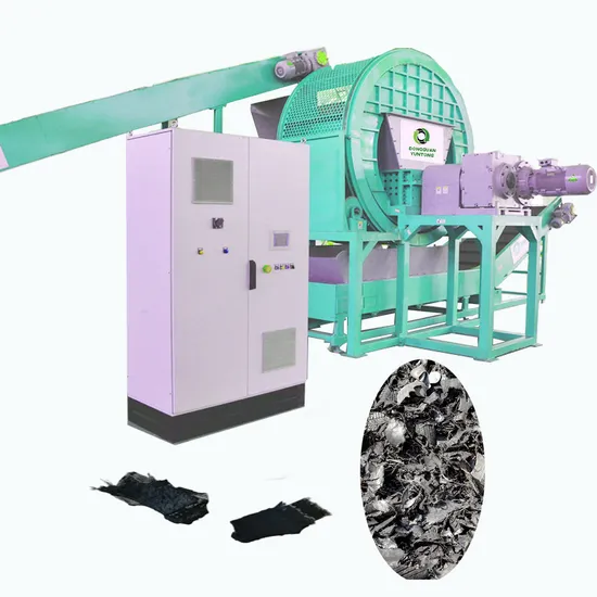 Twin Shaft Shredder Plant for Tire Recycling and Waste Processing