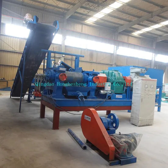 Semi-Auto Waste Tyre Recycling Production Line Machine/Rubber Powder Machine
