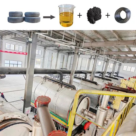 Security Environmental Management Bus Tire Recycling Plant Tyre Recycling Tyre Pyrolysis Plant