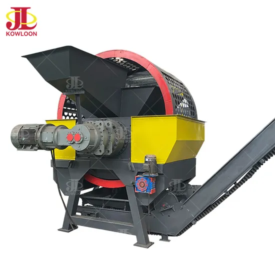 Tyre Recycling Machine Shredder Machine Waste Car Tyre Recycling Equipment Tire Shredders