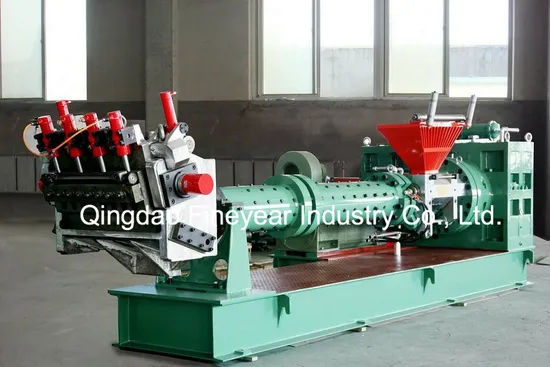 Screw Type Hot Feed Cold Feed Rubber Extruder Rubber Machine Extruder