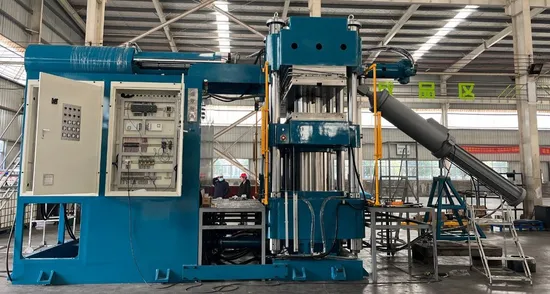 Blue Horizontal Silicone Rubber Vulcanizing Injection Molding Machine Silicone Press Compression Machinery