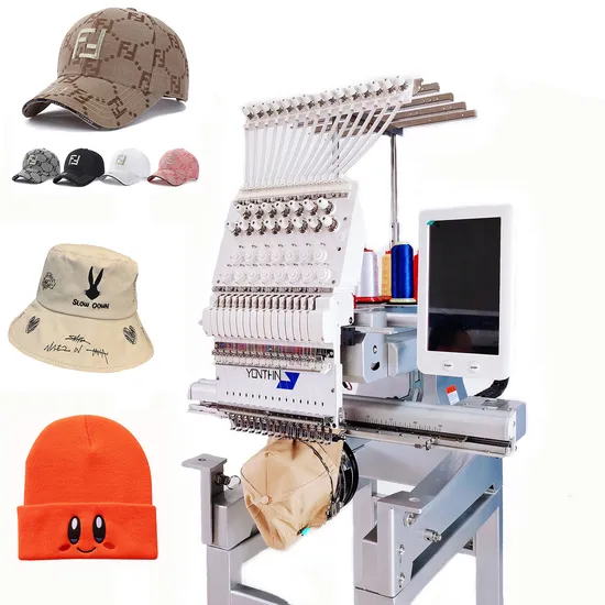 Yonthin Best Factory Price 9/12/15 Needle Dahao Computer Single Head Embroidery Machine Computerized