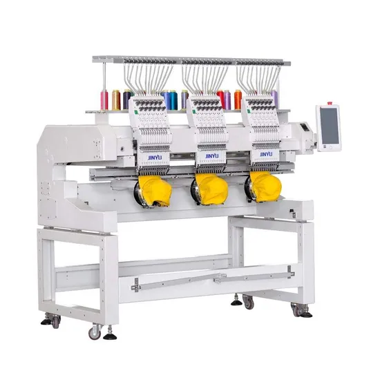 Jinyu 3 Heads Embroidery Machine Machine Small Embroidery Tshirt Embroidery Machine