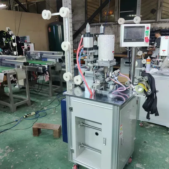 3# 5#Nylon Zipper Making Automatic Ultrasonic U Type Top Stop Make Zipper Machine