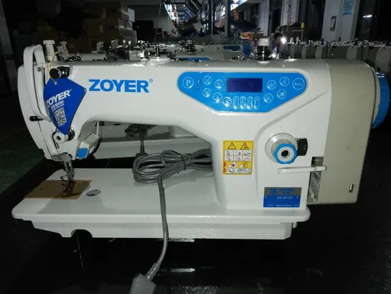 Single Needle Direct Drive Auto Trimmer Lockstitch Flat Bed Industrial Sewing Machine