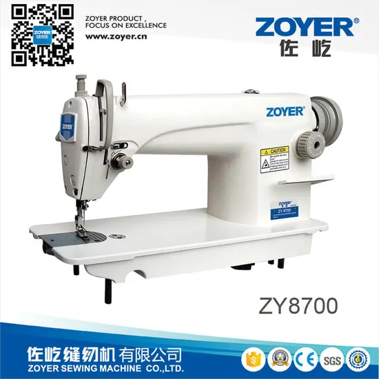 Zoyer Zy8700 Industrial Sewing Machine - High Speed Lockstitch - 63*25*56 Specification - Trademarked