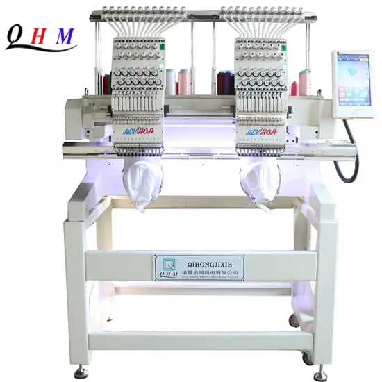 Easy Operation Two Head Embroidery Machine Multi-Function Cap Garmemt Dahaotouch Screen Multifunction
