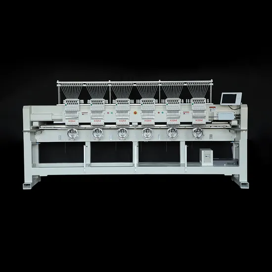 High Speed 1200rpm Six Heads Computerized Embroidery Machine