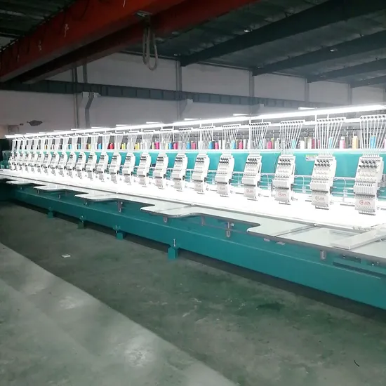 9 Needles 24 Heads High Speed Embroidery Machine 1500rpm Speed