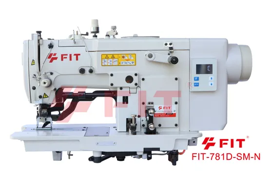 Fit-781d-Sm Step Motor Button Holing Sewing Machine
