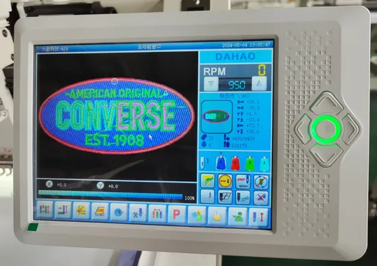 Dahao Computer Embroidery Machine Six Heads Cap Embroidery 1206 1506