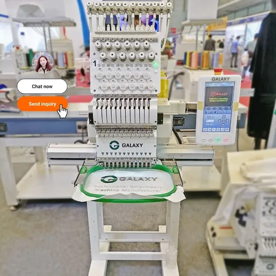 Shop Now & Save! Industrial Embroidery Machine Single Head Cap Tshirt Uniforms