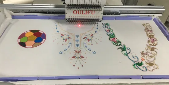 2024 New Oulifu Embroidery Machine Cap Embroidery Single Head Big Size Ol-1201cxl