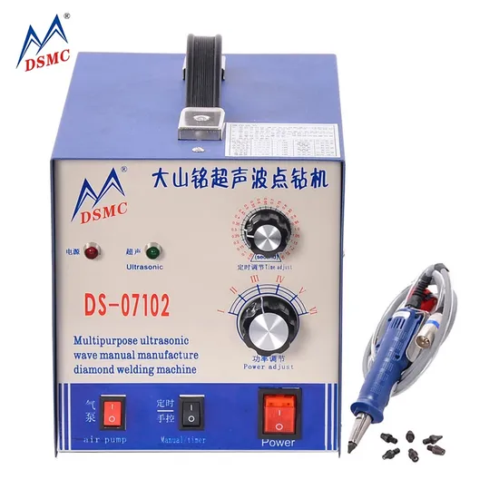 Portable Hot Fix Strass Setting Machine Ultrasonic Rhinestone Applicator for Clothes