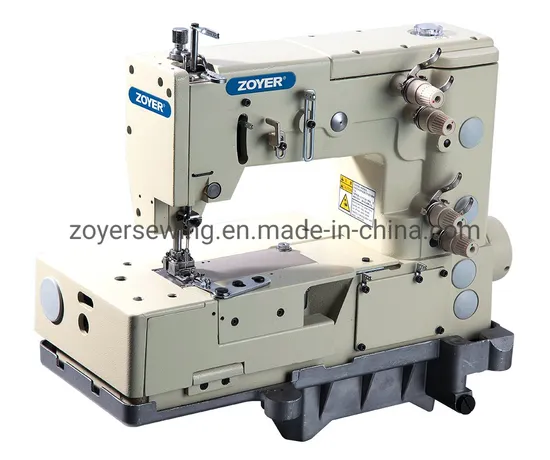 Zy1302-4W Multi-Needle Sewing Machine 1 or 2 Needle Flat-Bed Double Chainstitch Picotting Sewing Machine