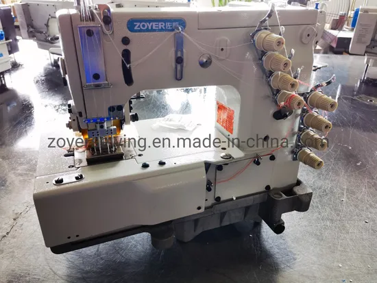 Zy 1404PSF Zoyer 4-Needle Flat-Bed Sewing Machine 4 Needles for Shirt Fronting