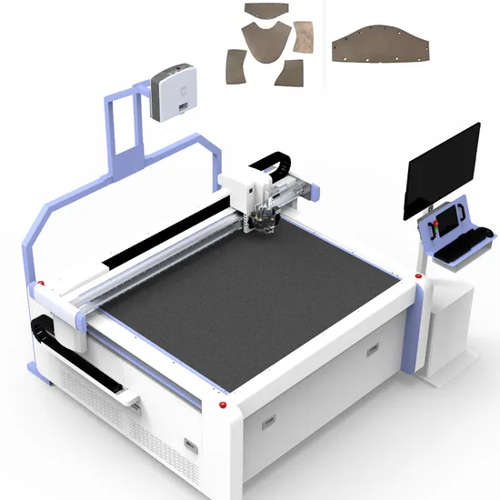 Small Table Auto Typesetting Shoe Bag Synthetic Material Sample Making Digital Cutter Machine with Punching Tools