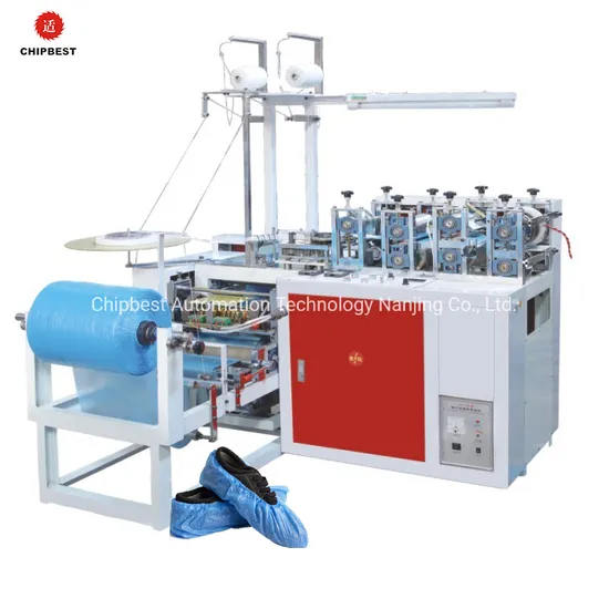 Disposable Protecting Plastic PE Shoes Cover Making Machine