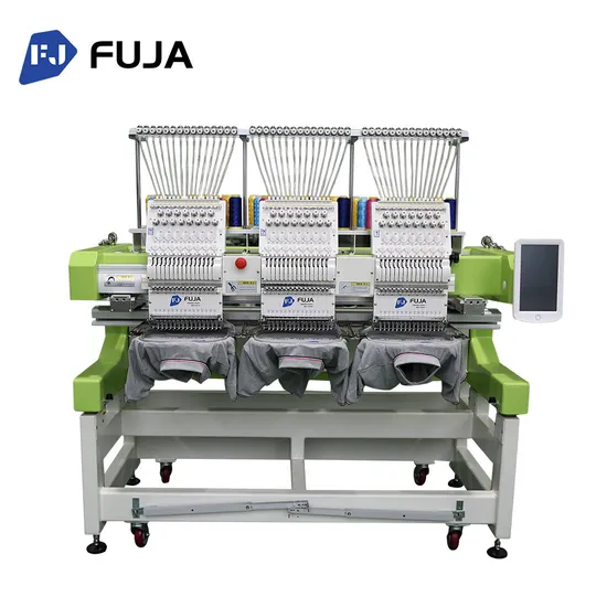 Muti-Head High Speed Computerized 12/15 Needles 3 Head Embroidery Machine