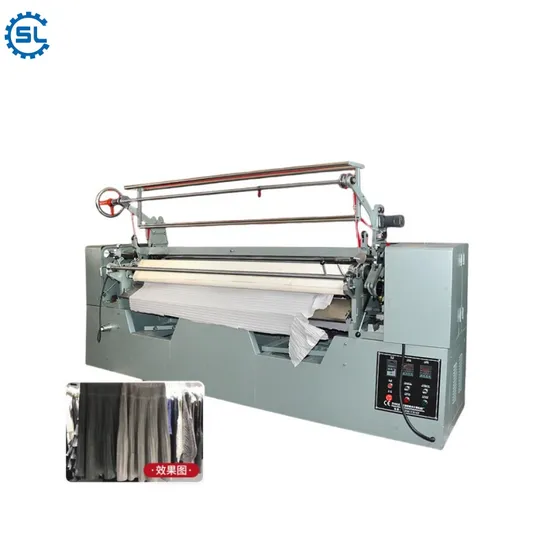Synthetic Fabrics Blended Fabrics Pleating Machine Apparel Pressing Fabrics Pleating Machine