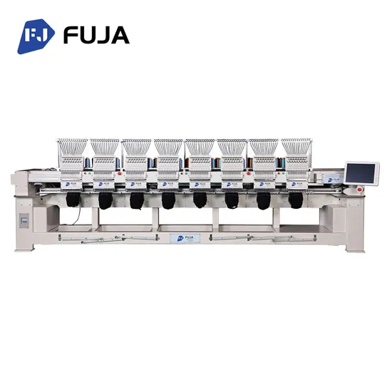 Multi Heads Cap T-Shirt Embroidery Machine with 12 Needles 15 Needles