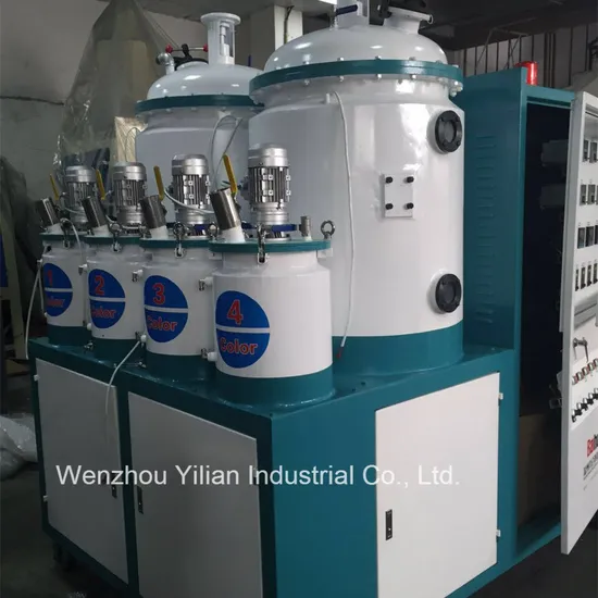 Conveyor Type Six Color Low Pressure PU Shoe Machine