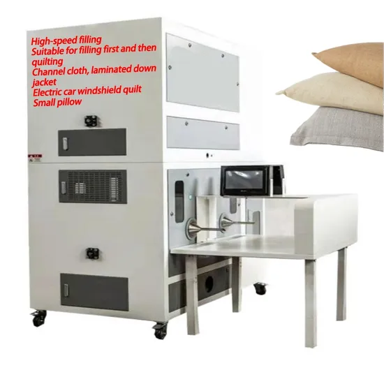 Fashion Down Jacket Duck Pillow Down Industrial Filling Machine