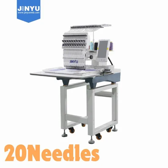 Automatic Computer Home Embroidery Machine 20 Needles High Speed One Head