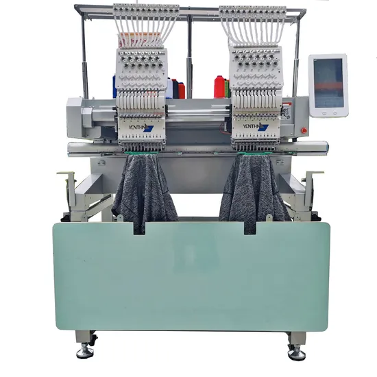Yonthin High Speed Computer Double 2 Heads Garment Embroidery Machine Computerized Prices for Sale