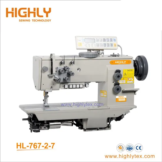 Computerized Automatic Single Needle Compound Feed Leather Sewing Machine
