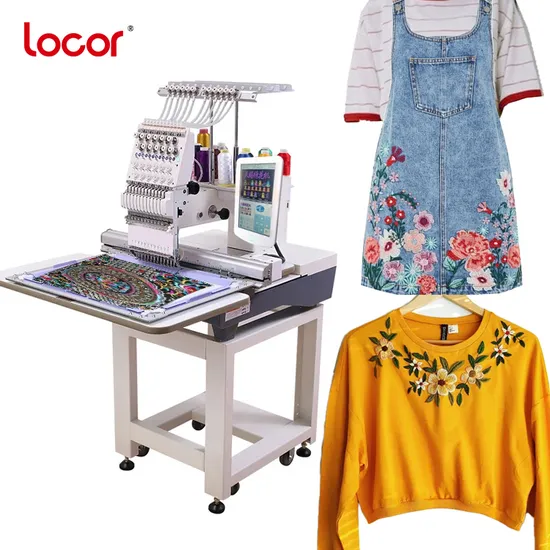 New Single CE Approved China Computerized Head Textile Price Automatic Embroidery Machine 1201
