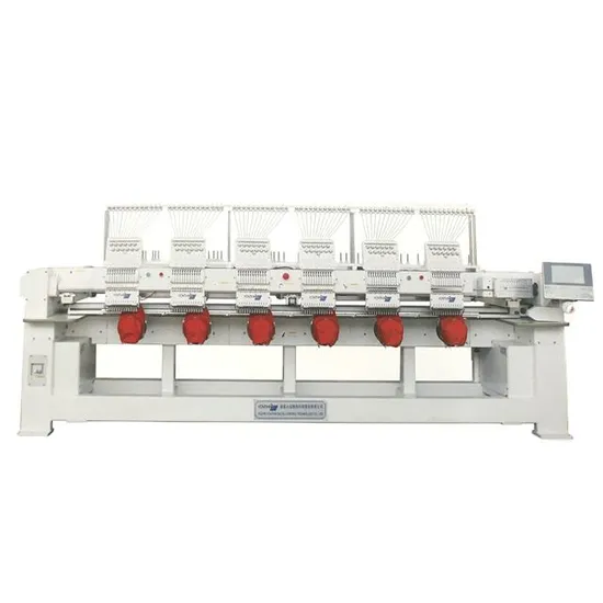 Yonthin 9/12/15 Colors Computerized 6 Head Cap Embroidery Machine Computerized for Ready Garment