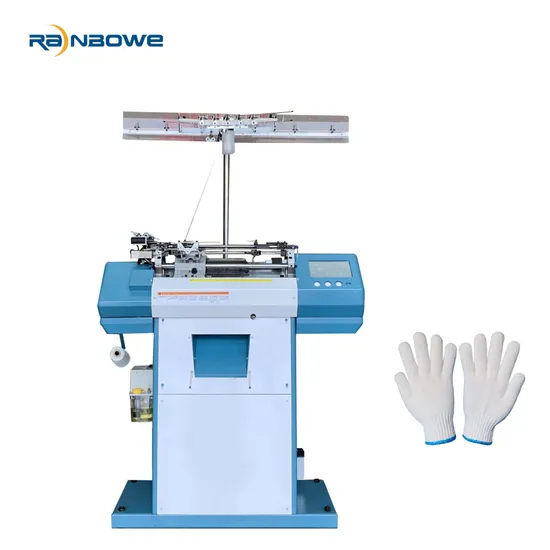 High Capacity China Supplier 7g 10g 13G Hand Cotton Glove Making Machine