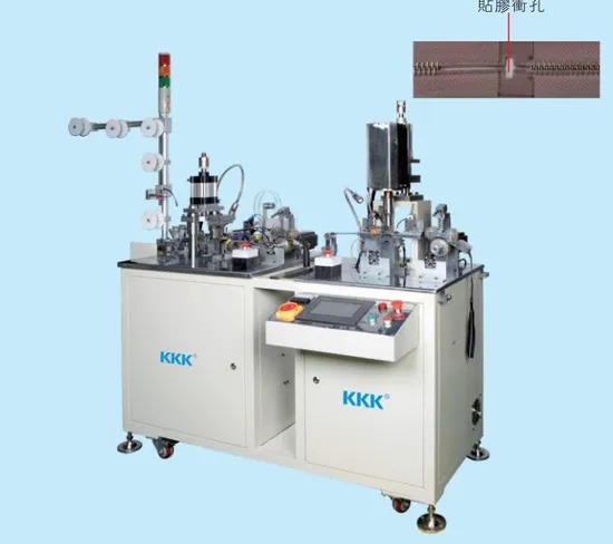 Auto Ultrasonic Zipper Film Sealing and Hole Punching Machinery Zipper Machinery
