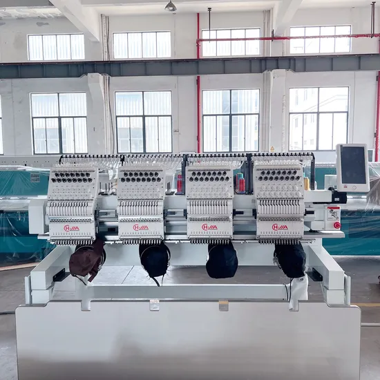 CH-Jia Four Heads Embroidery Machine for Cap and Finished Garment