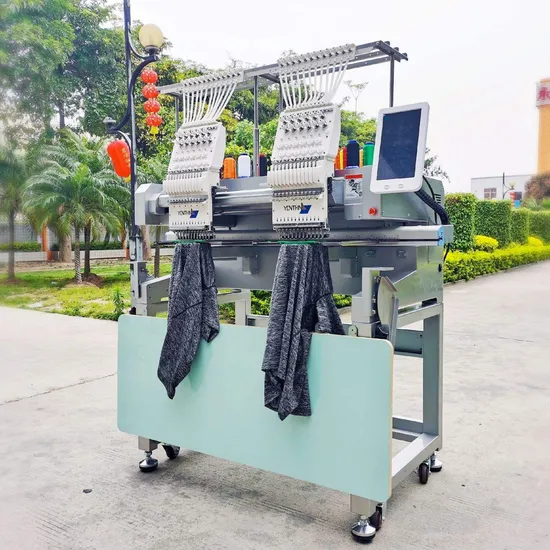 Yonthin China Manufacturer Smart Computer Double 2 Head Embroidery Machine Price for Sale