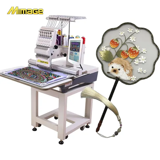 High Quality One Year Warranty Single Head Computerized Flat Embroidery Machine with CE