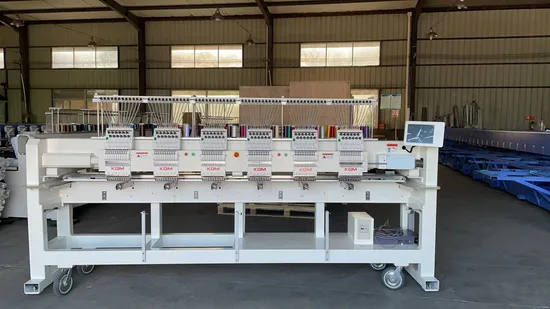 12 Needles 6 Head Computerzied Embroidery Machine for Cap T-Shirt Flat with Kqm Cheaper Than Tajima Embroidery Machine
