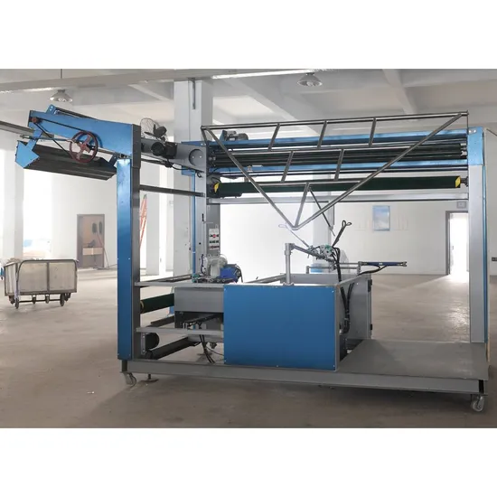 Automatic Counting Fabric Double Folding Machine