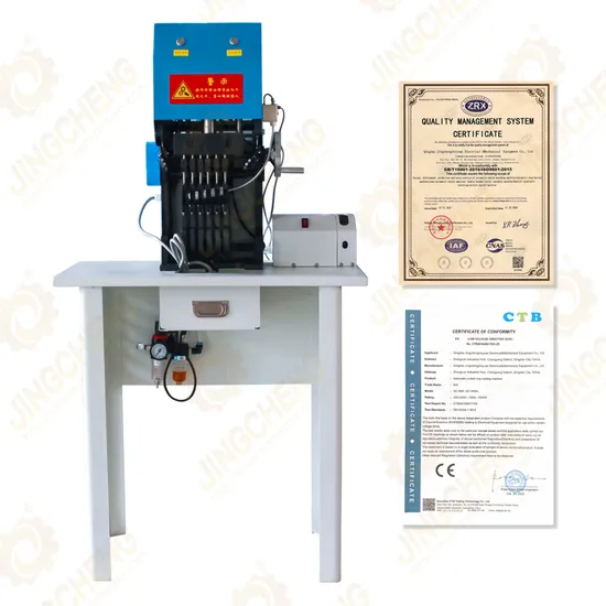 Six Holes in One Operation Shoe Upper Leather Punching Machine