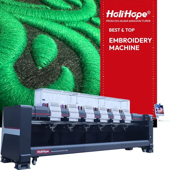Cheap Cost Tajima Happy Japan Type 6 Head Embrodiery Machine 15 Needles Automatic Cap T-Shirt Flat Industrial Embroidery Machine Computerized Six Head