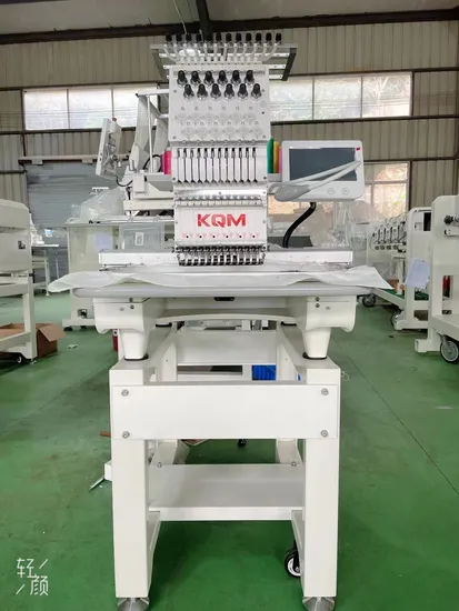 Single Head High Speed Automatic Factory Multifunctional Computerized Embroidery Sewing Machine Kqm with Embroidery Machine in China